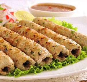 Chicken Malai Seekh Kabab